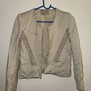 IRO Cream Textured Women's Blazer